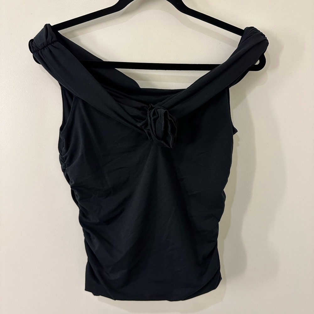 Abercrombie Off the Shoulder Rose Top